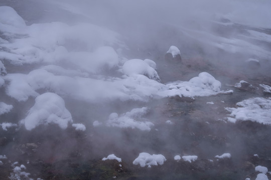 长白山雪景