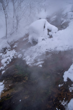 长白山雪景