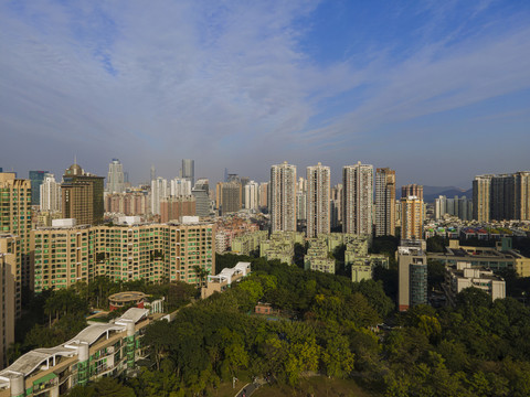 深圳福田区航拍