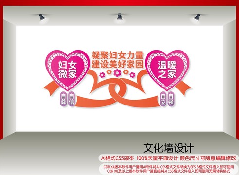 婦女微家文化墻