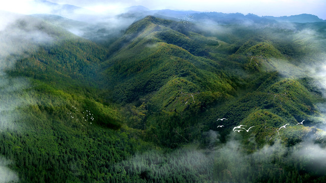 山脉群山素材