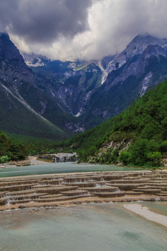 蓝月谷白水河