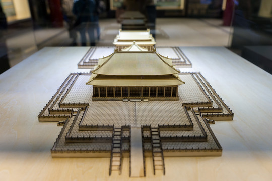 北京中軸線古建模型