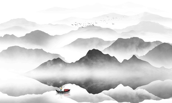 新中式山水畫