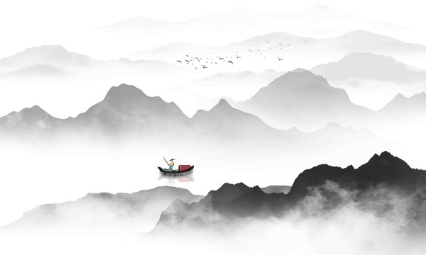 新中式山水畫