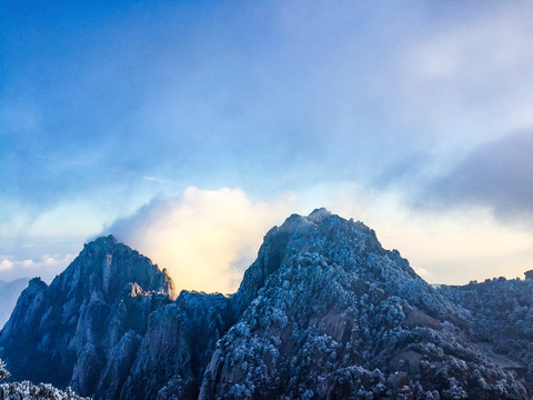 冬季黄山