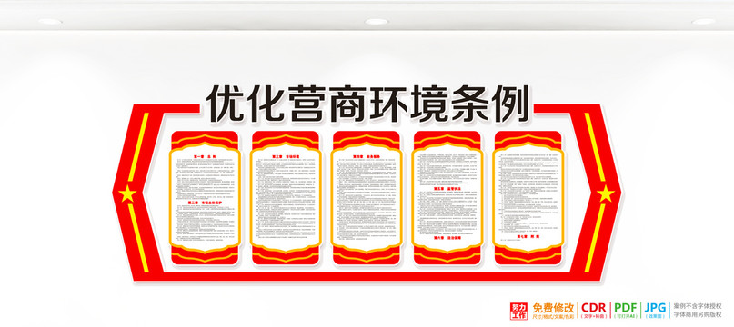 放管服文化墻