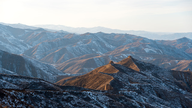 明长城雪景