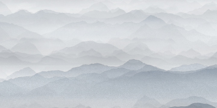高端簡約大氣山水