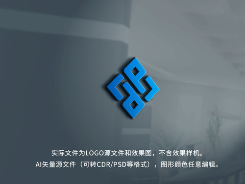 pd字母LOGO标志