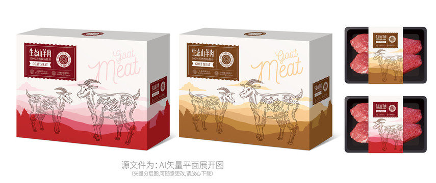 山羊肉包裝