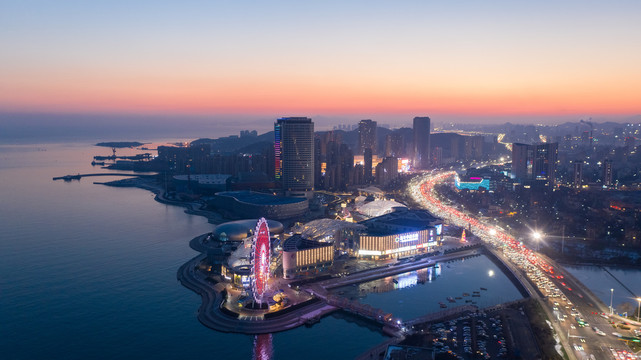 青岛城市夜景