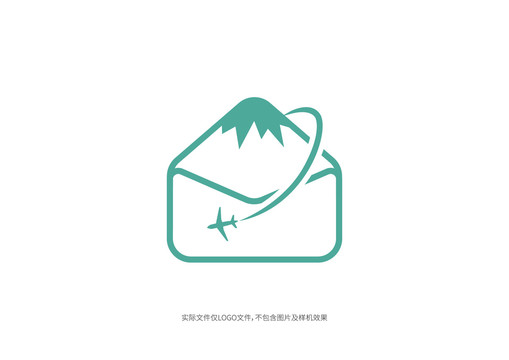 快递山logo商标字体字母标志