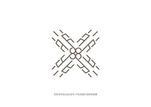 麦穗Xlogo商标字体字母标志