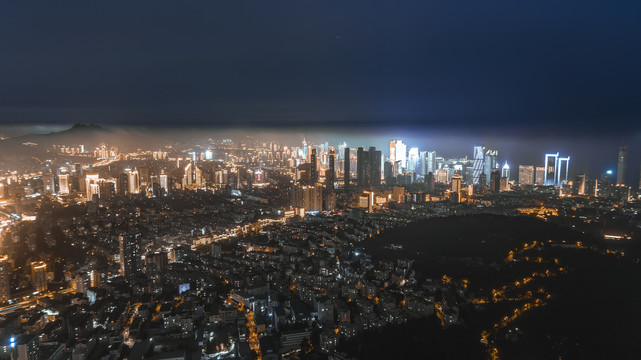 青岛城市夜景