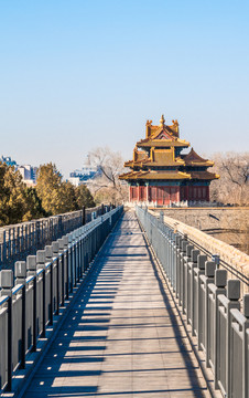 北京故宫的建筑风景