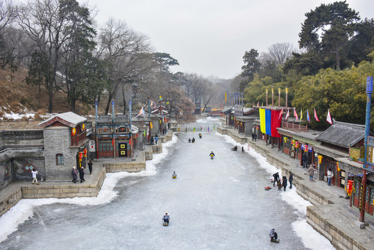 颐和园苏州街景