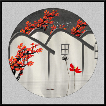 國(guó)畫梅花