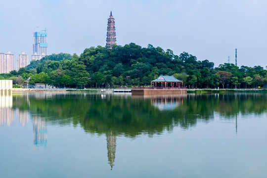 佛山顺德顺峰山公园景色