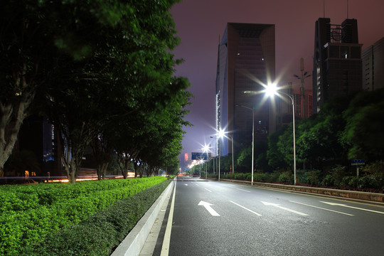 道路照明与绿化