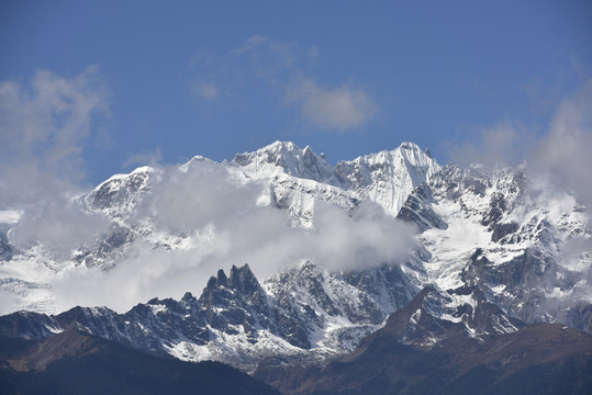 雪山冰川