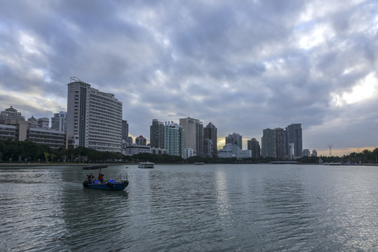 厦门筼筜湖风光