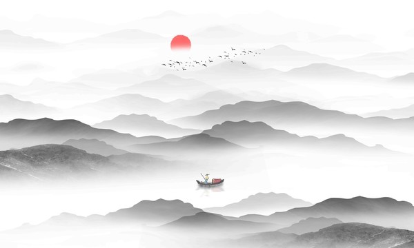 新中式水墨畫