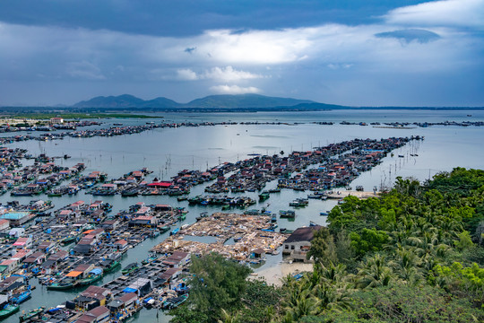 海南陵水疍家渔排南湾猴岛呆呆岛