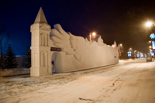 长白山冰雪嘉年华雪雕