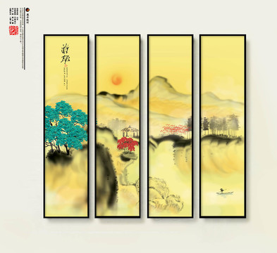 掛畫