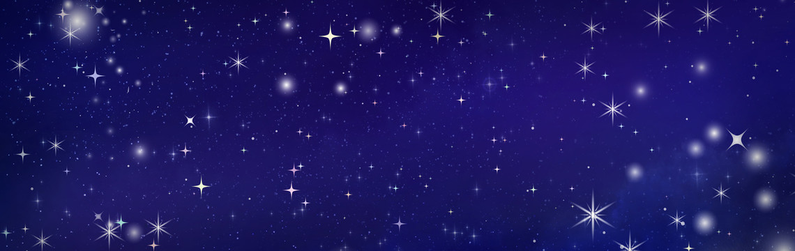 宇宙星空寬幅圖