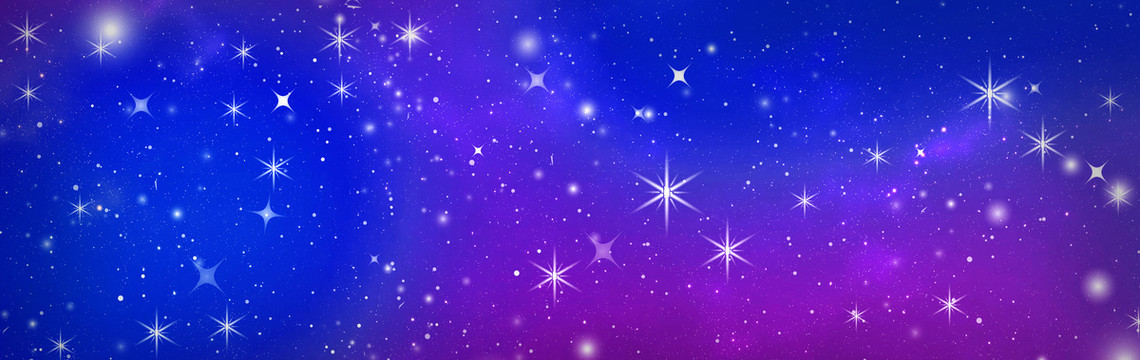 宇宙星空寬幅圖