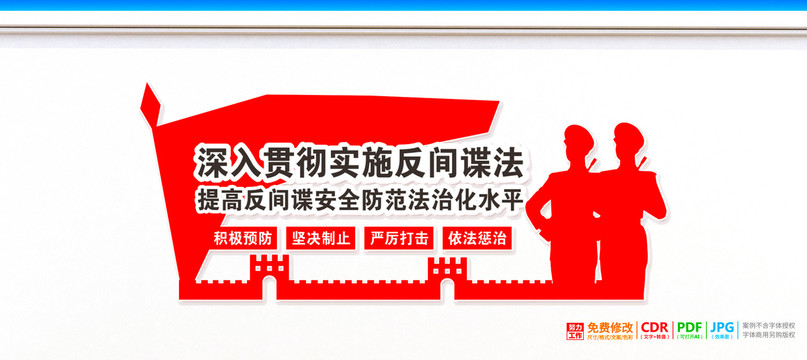 保密文化墻