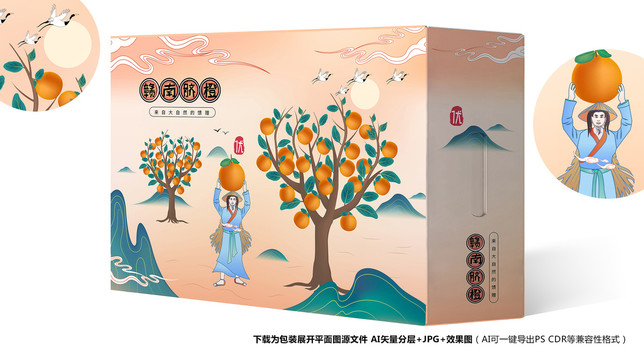 橙子包裝臍橙包裝