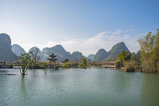 广西靖西鹅泉风景