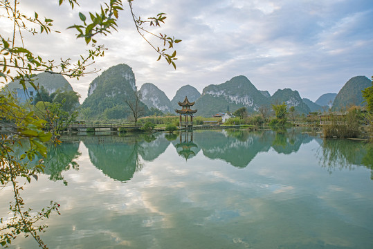 广西靖西鹅泉风景