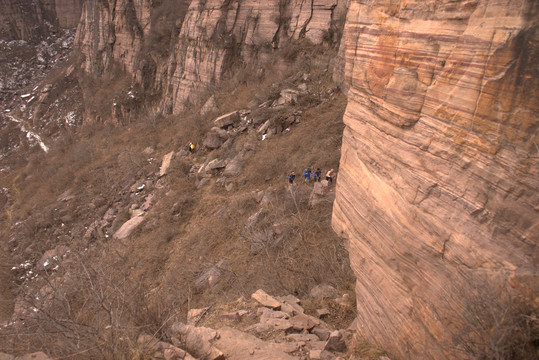 登山徒步风光