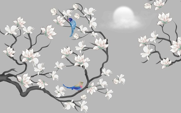 花鳥背景