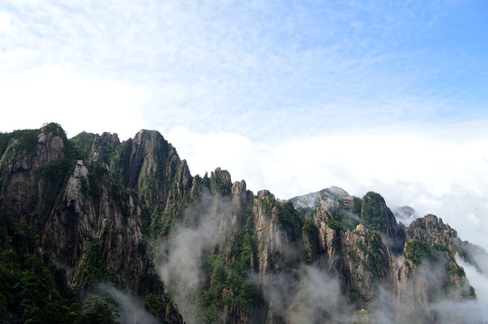 水墨黄山