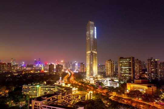 深圳华侨城大厦夜景