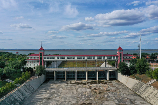 水库大坝水库闸