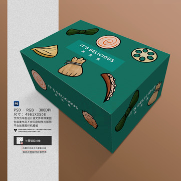 关东煮外卖打包盒包装设计