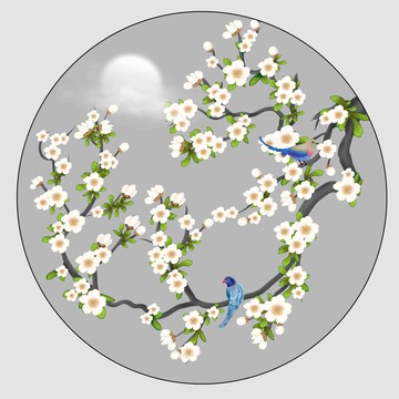 手繪花鳥