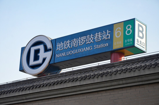 地鐵南鑼鼓巷站