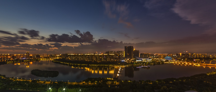 沈阳浑河湾之夜