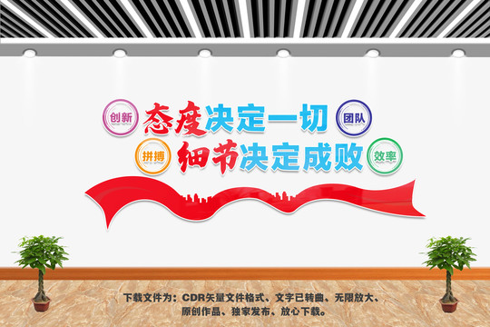 企業(yè)文化標(biāo)語(yǔ)墻