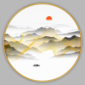 禪意山水畫(huà)