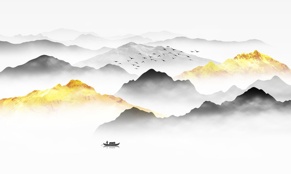 新中式山水