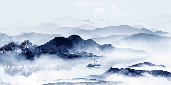 新中式山水