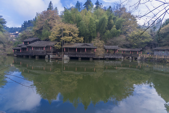 福建长汀丁屋岭古村落